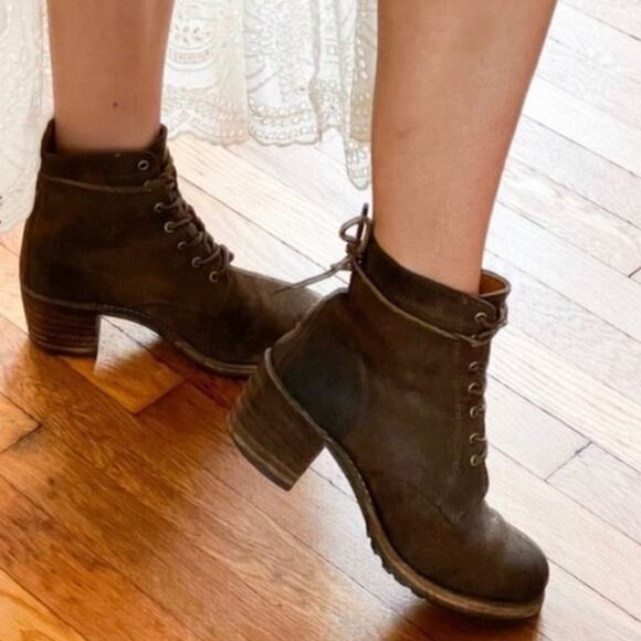 Frye Sabrina 6G Brown Lace Up Boot Size 9 - Picture 12 of 12